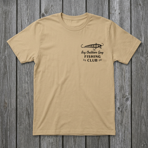 Fishing Club Tee in Sand (test image)