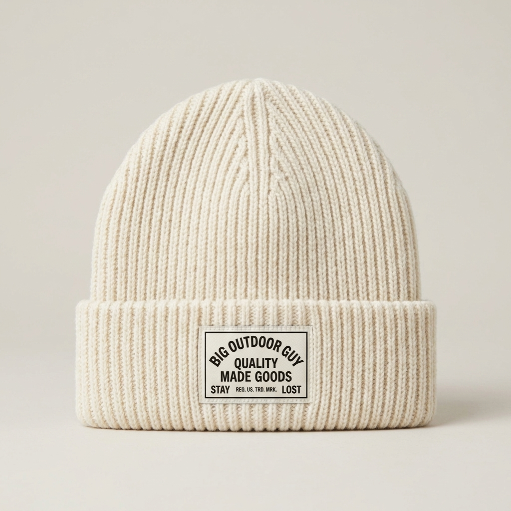 Ridge Beanie in Cream (test image)