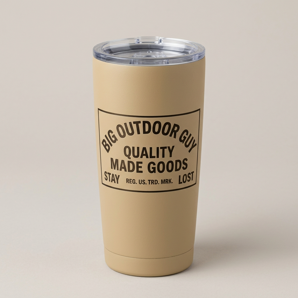 Stay Lost Tumbler in Sand (test image)